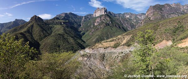 Route de Cerocahui à Urique - Chihuahua - Mexique