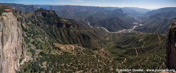 Route de Cerocahui à Urique - Chihuahua - Mexique