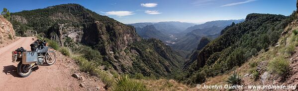 Route de Cerocahui à Urique - Chihuahua - Mexique