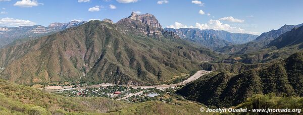 Route de Cerocahui à Urique - Chihuahua - Mexique