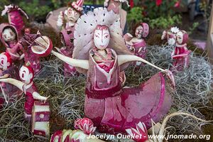 Noche de Los Rábanos - Oaxaca de Juárez - Oaxaca - Mexique