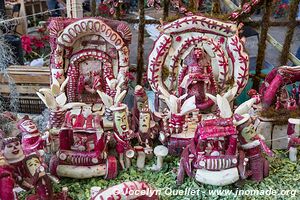 Noche de Los Rábanos - Oaxaca de Juárez - Oaxaca - Mexique