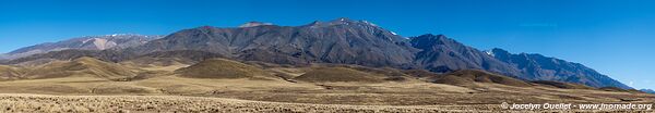 Route de Tupungato à Potrerillos - Argentine