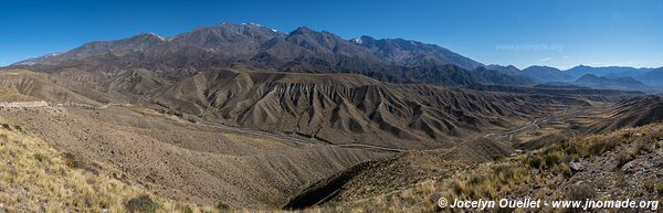 Road from Tupungato to Potrerillos - Argentina