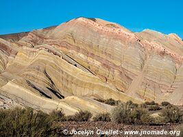 Road from Barreal to Calingasta - Argentina