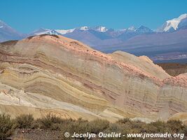 Route de Barreal à Calingasta - Argentine