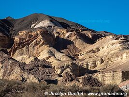 Road from Barreal to Calingasta - Argentina