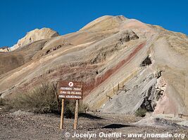 Road from Barreal to Calingasta - Argentina