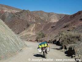Route de Barreal à Calingasta - Argentine
