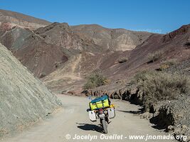 Road from Barreal to Calingasta - Argentina