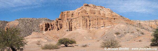 Road from Angastaco to Molinos - Argentina