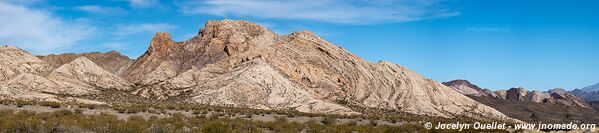 Road from Villavicencio to Uspallata - Argentina