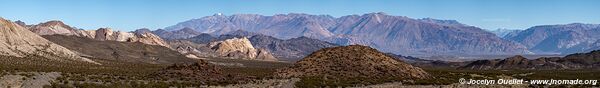 Road from Villavicencio to Uspallata - Argentina