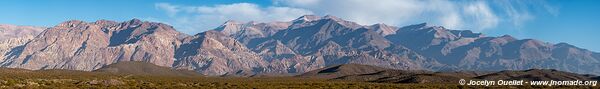 Route de Uspallata vers le Chili - Argentine