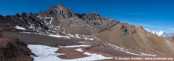 Route de Uspallata vers le Chili - Argentine