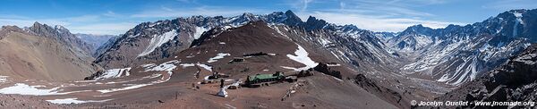 Road from Uspallata to Chile - Argentina