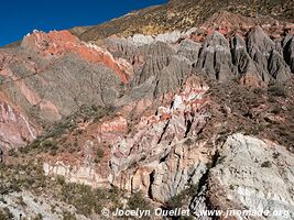 Route de Famatina à la mine Mejicana - Argentine