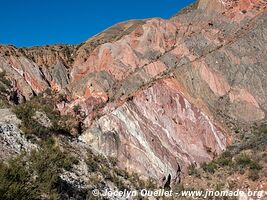 Route de Famatina à la mine Mejicana - Argentine