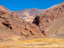 Route de Famatina à la mine Mejicana - Argentine