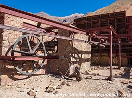 Route de Famatina à la mine Mejicana - Argentine