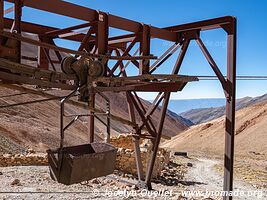 Route de Famatina à la mine Mejicana - Argentine