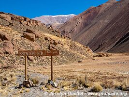 Route de Famatina à la mine Mejicana - Argentine