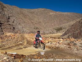 Route de Famatina à la mine Mejicana - Argentine