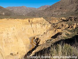 Route de Famatina à la mine Mejicana - Argentine