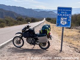 Road from Alpasinche to Londres - Argentina
