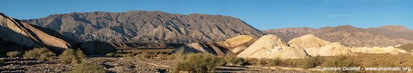 Road from Barreal to Calingasta - Argentina