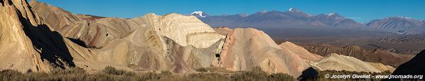 Road from Barreal to Calingasta - Argentina