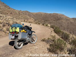 Road from Punta de Balasto to Andalgalá - Argentina