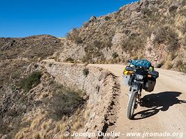 Route de Punta de Balasto à Andalgalá - Argentine