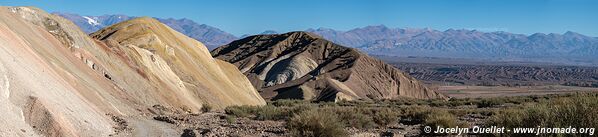 Road from Barreal to Calingasta - Argentina