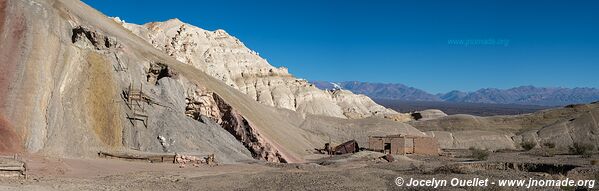 Road from Barreal to Calingasta - Argentina