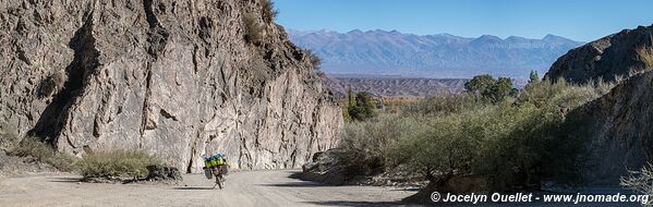 Road from Barreal to Calingasta - Argentina