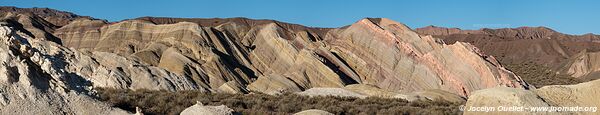 Road from Barreal to Calingasta - Argentina