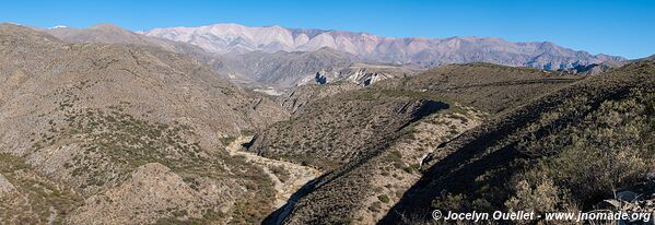 Route de Famatina à la mine Mejicana - Argentine