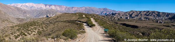 Route de Famatina à la mine Mejicana - Argentine