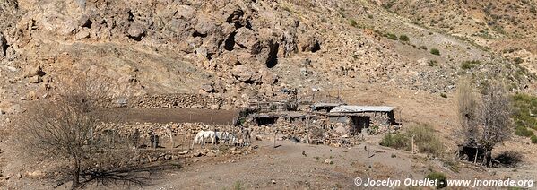 Route de Famatina à la mine Mejicana - Argentine