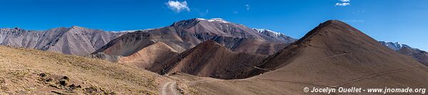 Route de Famatina à la mine Mejicana - Argentine