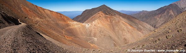 Road from Famatina to Mejicana Mine - Argentina