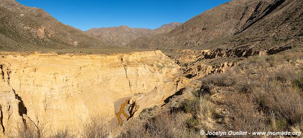 Route de Famatina à la mine Mejicana - Argentine