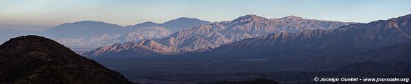 Route de Chilecito à Guanchín - Argentine