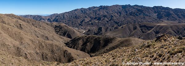 Road from Punta de Balasto to Andalgalá - Argentina