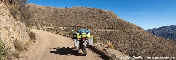 Road from Punta de Balasto to Andalgalá - Argentina