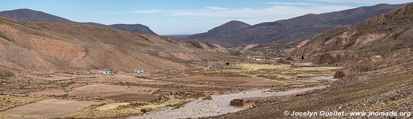 Piste Pinos Sur-Camacho-La Huera-Huayllajara-Copacabana - Bolivie