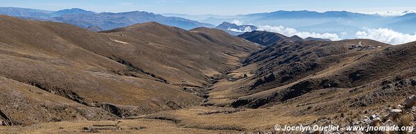 Piste de Palacio Tambo à Tarvita - Bolivie