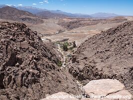 Route de Arica à Putre - Chili