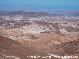 Route de Codpa à Arica - Chili